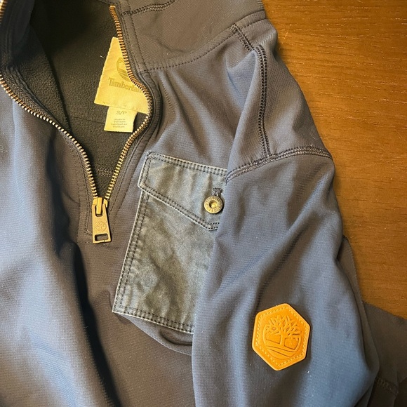 Timberland Mount Garfield soft shell pull over quarter zip men’s size small. - Picture 6 of 7